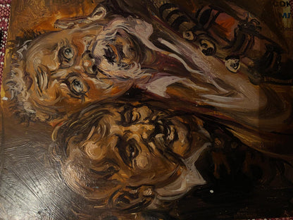 Oil painting Godfathers Alexander Arkadievich Litvinov