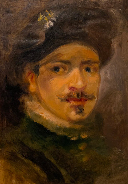 Oil painting Portrait of the sovereign Alexander Litvinov