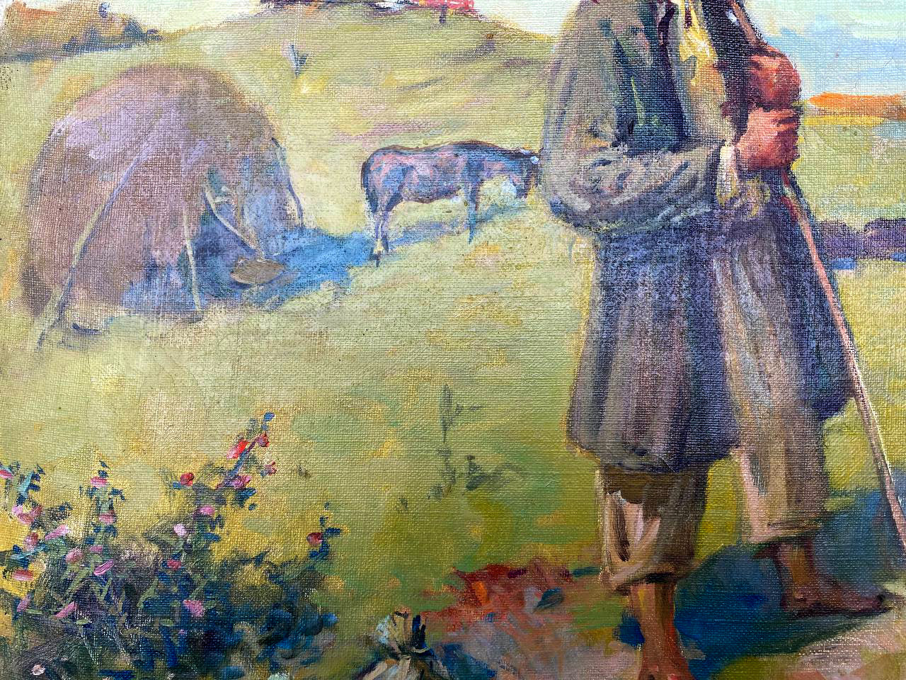 Oil painting Shepherd Nestor Mitrofanovich Kizenko