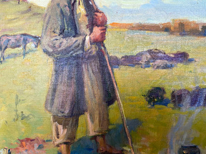 Oil painting Shepherd Nestor Mitrofanovich Kizenko