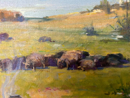 Oil painting Shepherd Nestor Mitrofanovich Kizenko