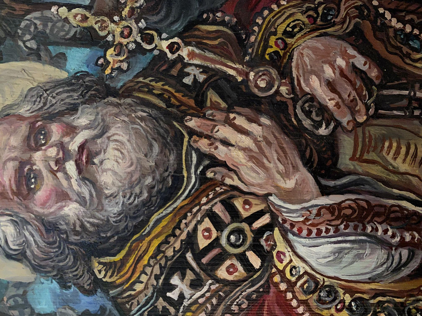 Oil painting Apostle Peter Alexander Arkadievich Litvinov