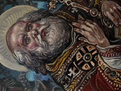 Oil painting Apostle Peter Alexander Arkadievich Litvinov