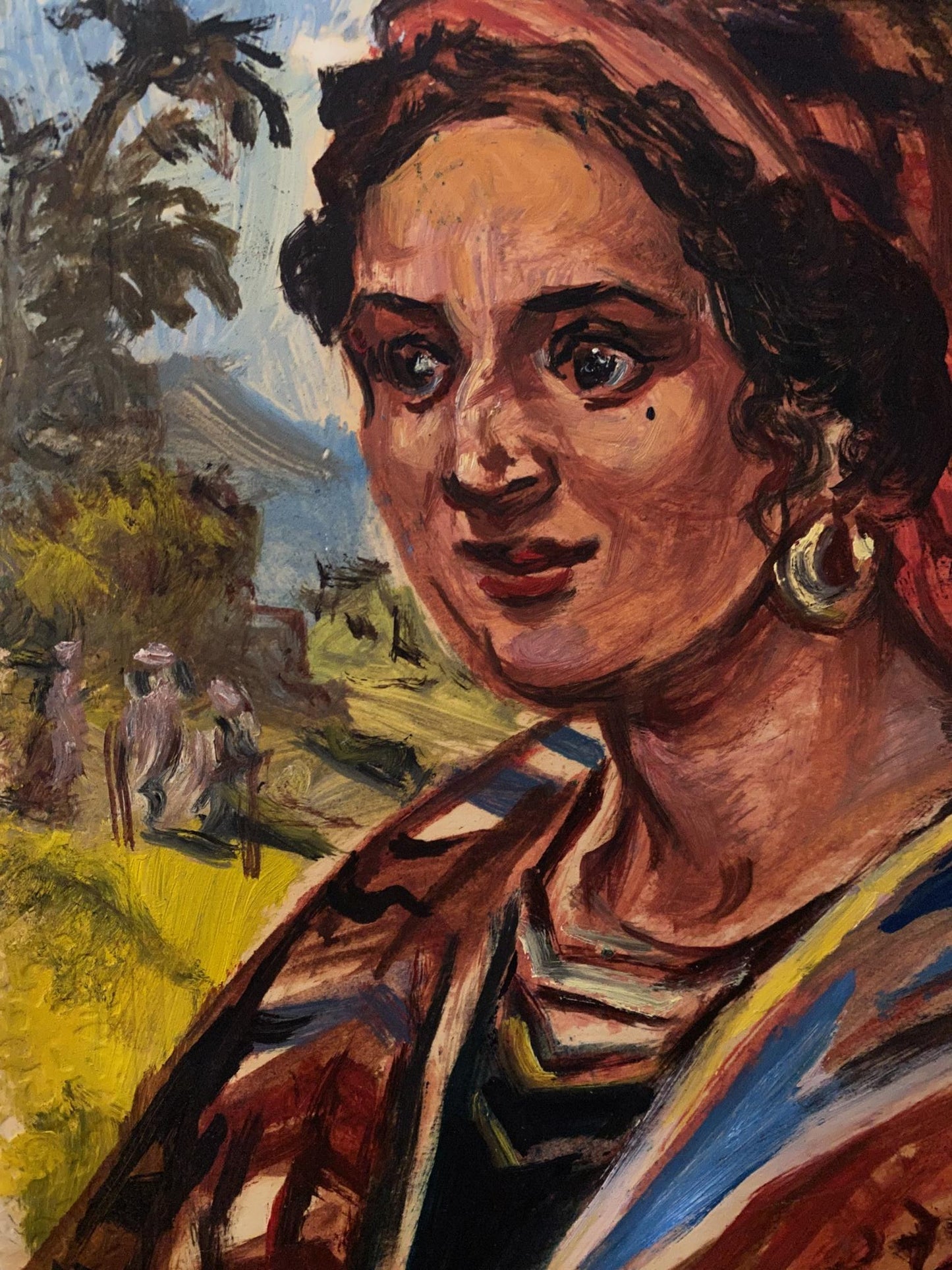 Oil painting Gypsy Alexander Arkadievich Litvinov