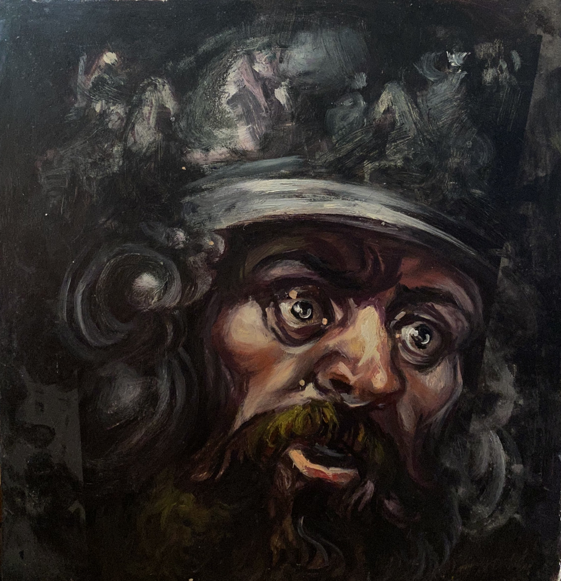 Oil painting Series of paintings "Warrior heads II" Alexander Arkadievich Litvinov