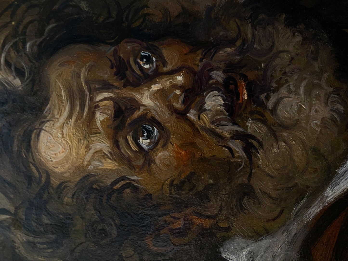 Oil painting Surprised Alexander Arkadievich Litvinov