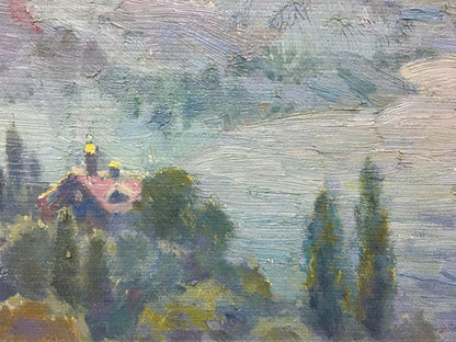 Oil painting Landscape Zaretsky Victor Ivanovich