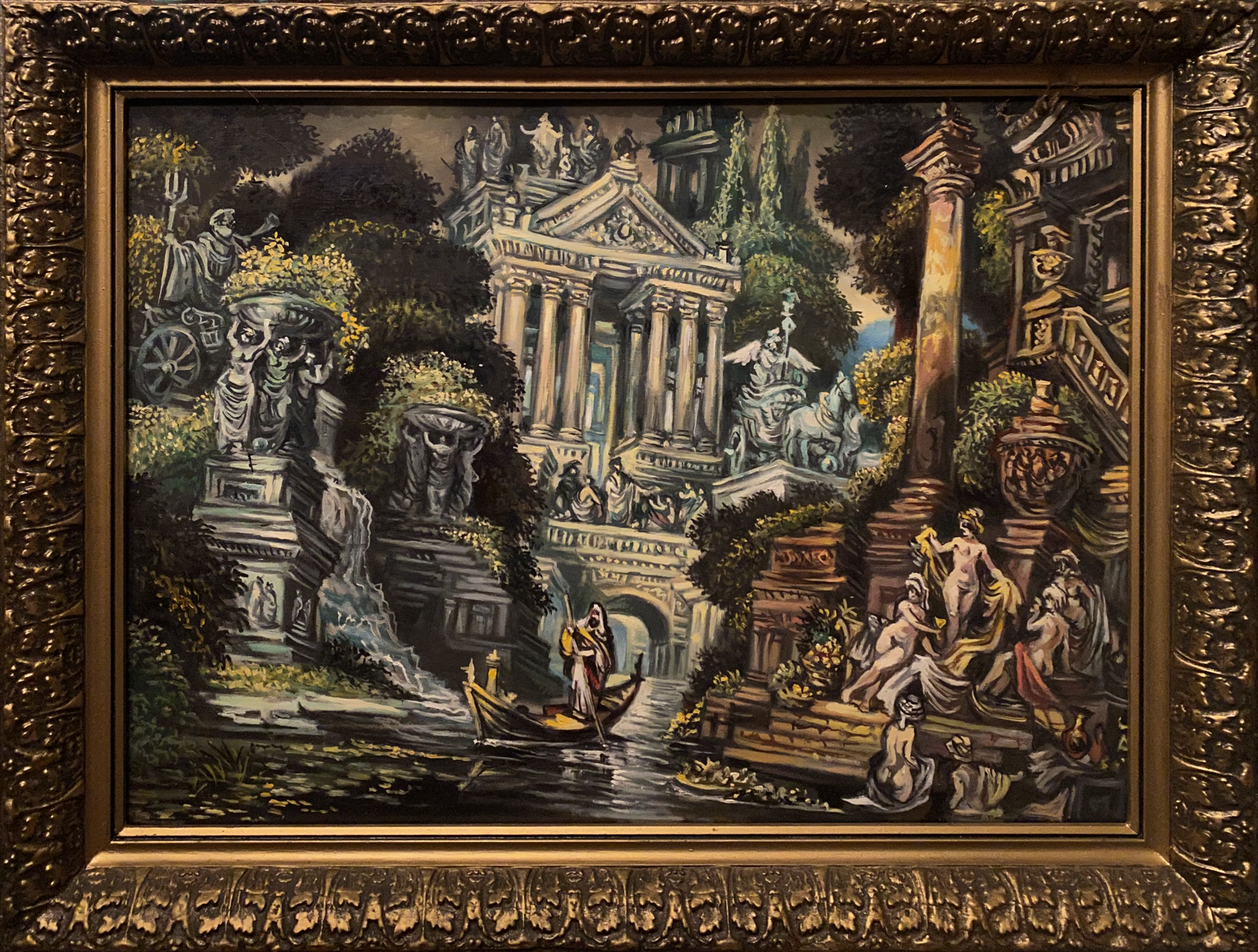Oil painting Antiquity Alexander Arkadievich Litvinov