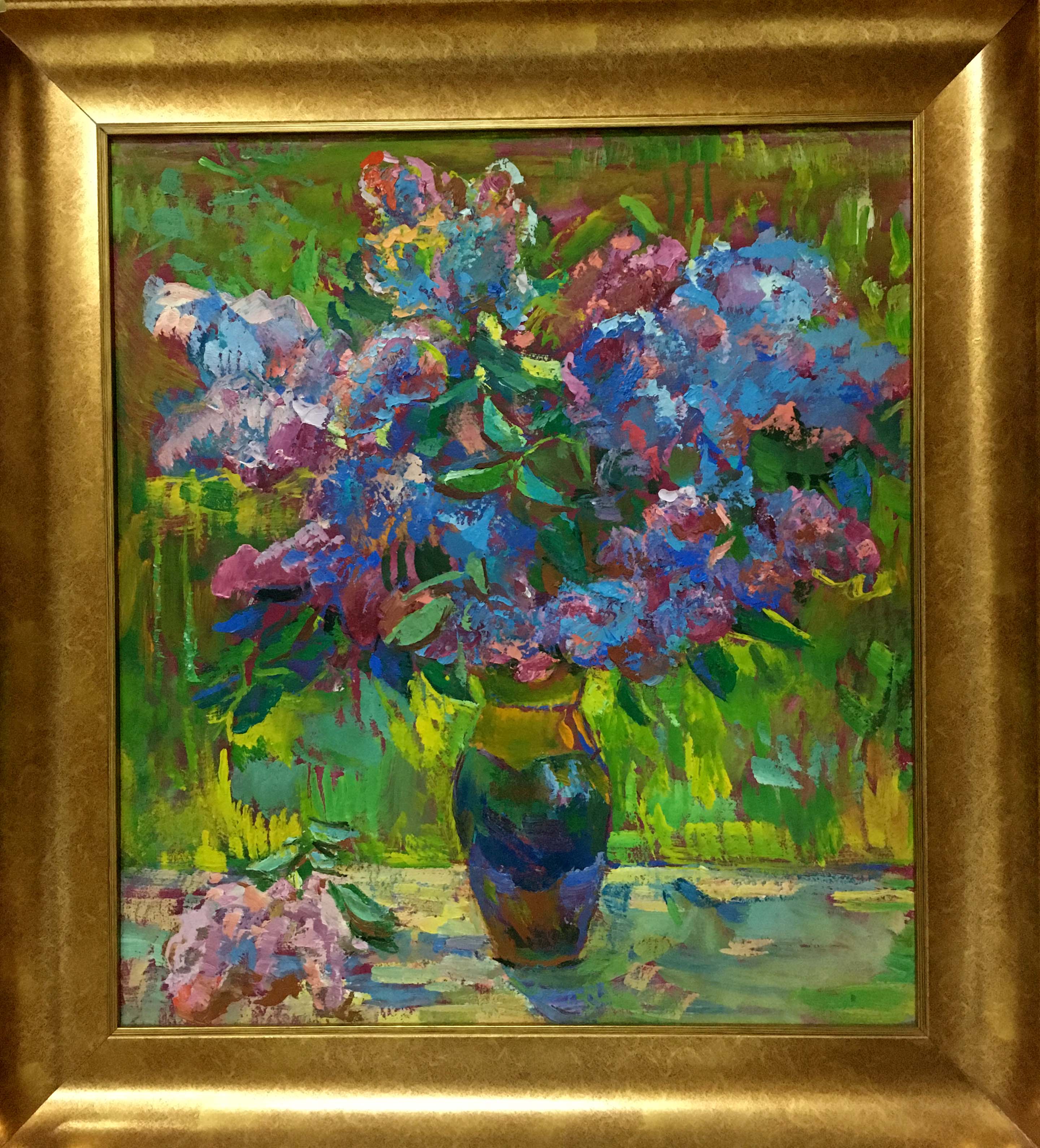 Oil painting Lilac Chegodar Vasily Dmitrievich