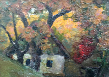 Oil painting Way home Tsyupka Ivan Kirillovich