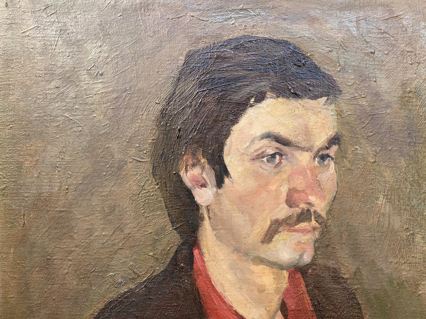 Oil painting Portrait of a man Benfialov