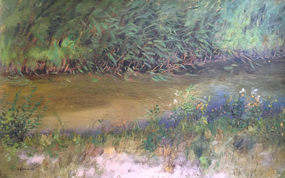 Oil painting Swamp Tsyupka Ivan Kirillovich