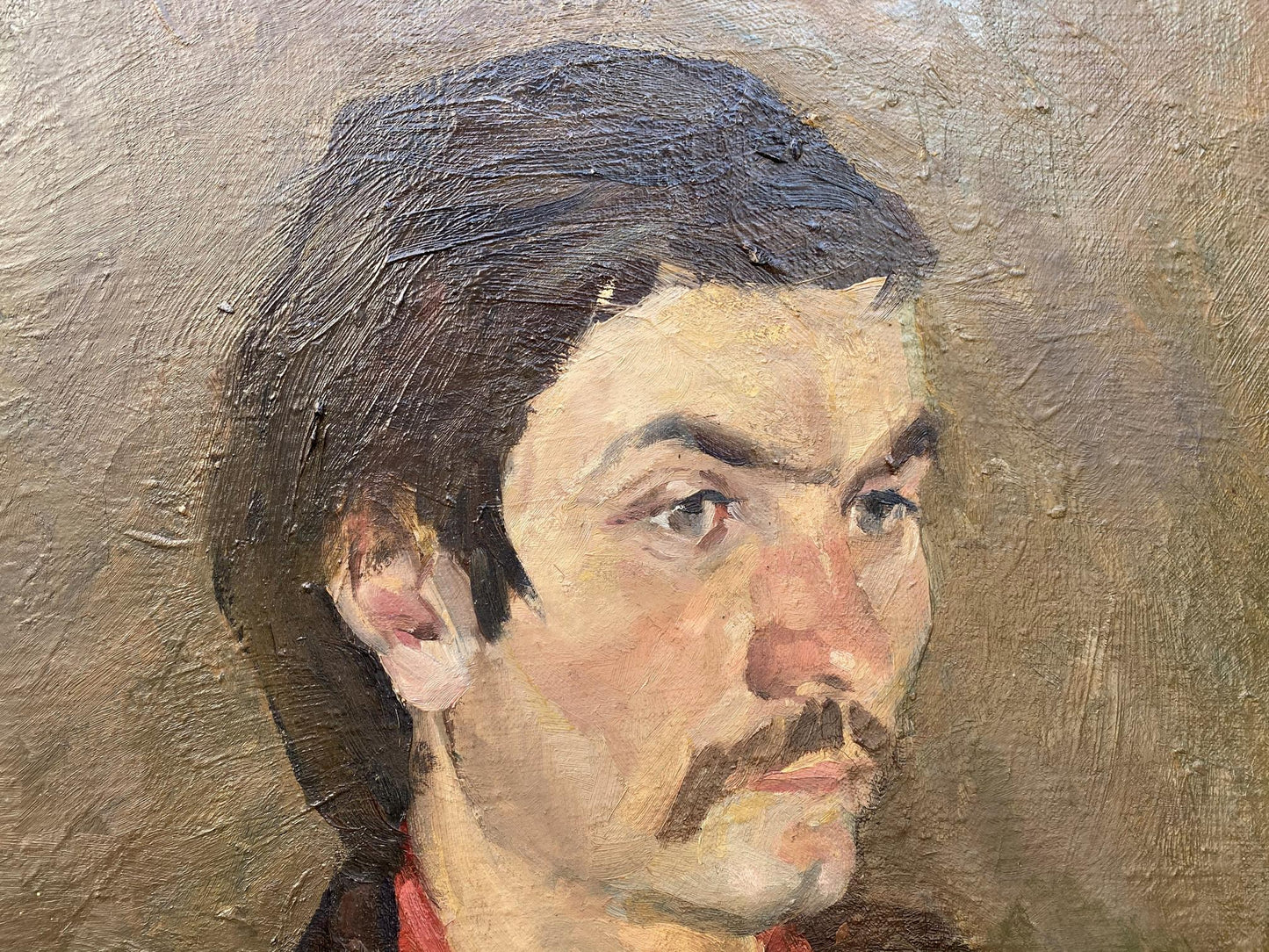 Oil painting Portrait of a man Benfialov