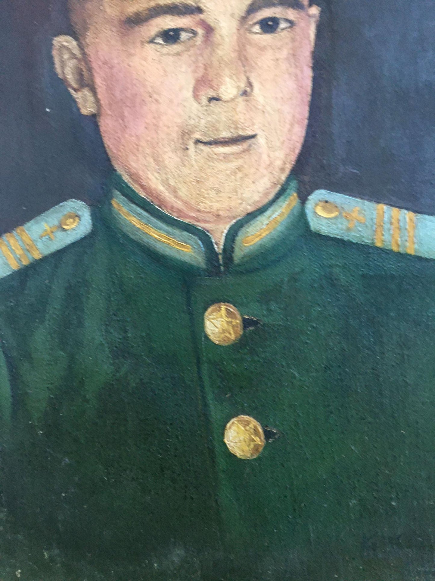 Oil painting Soldier portrait Ivanenko Vladimir Mikhailovich