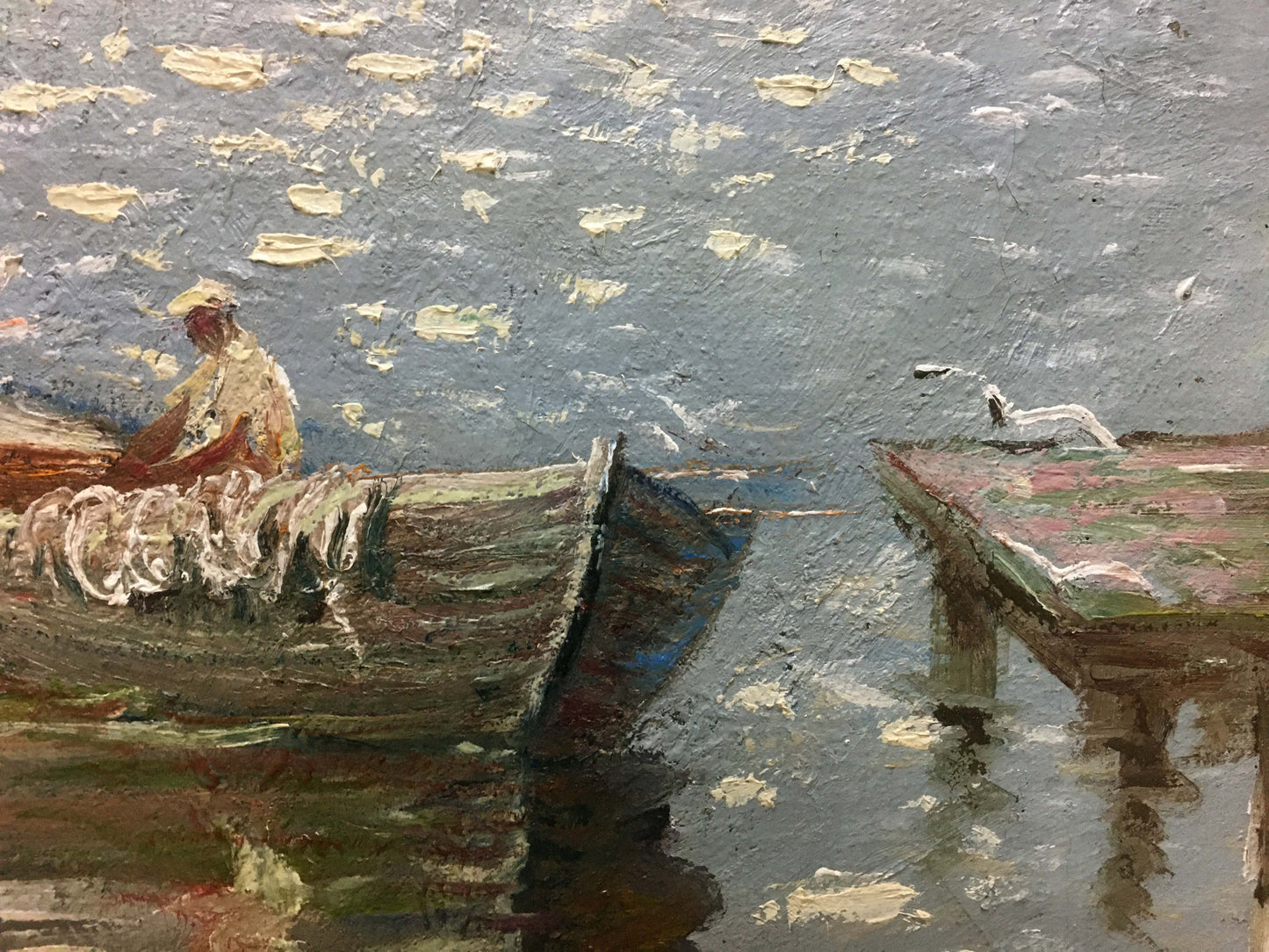 Oil painting On the lake Shariy Anatoliy