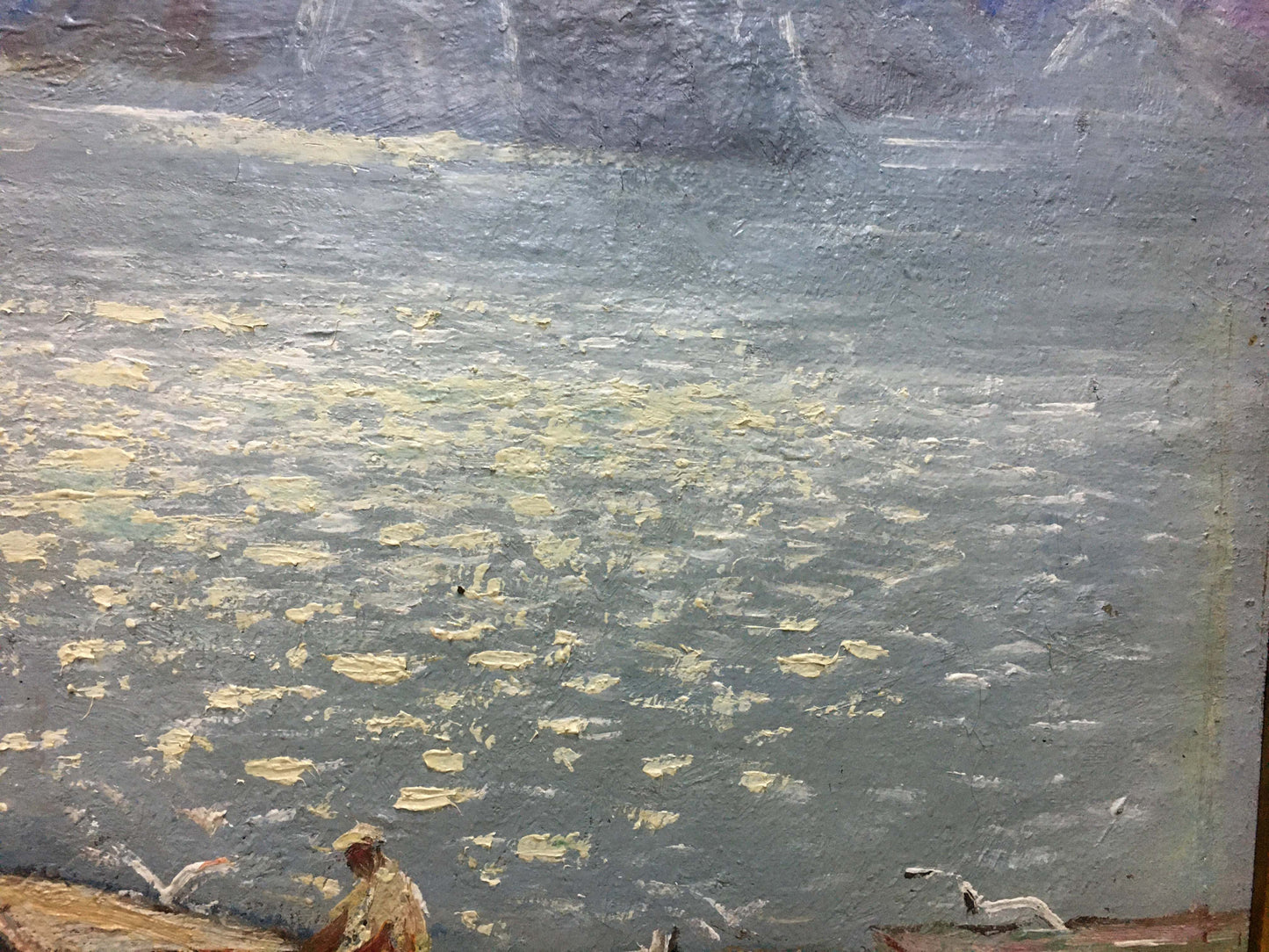 Oil painting On the lake Shariy Anatoliy
