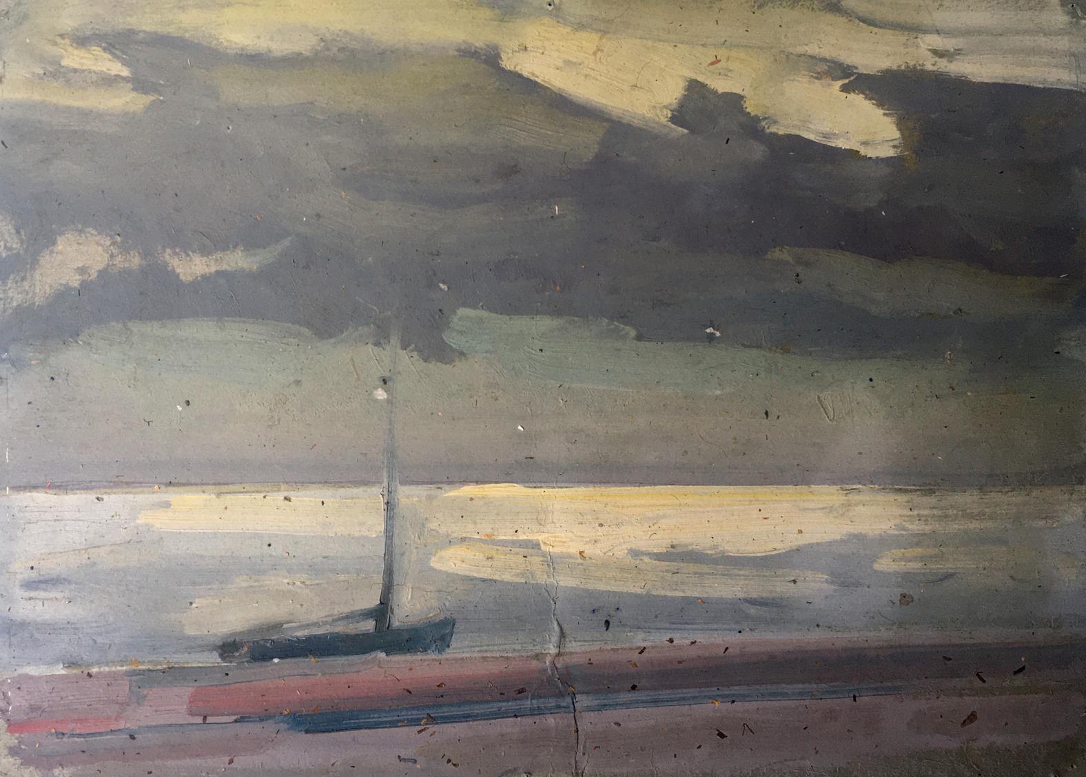 Oil painting By the sea Peter Dobrev