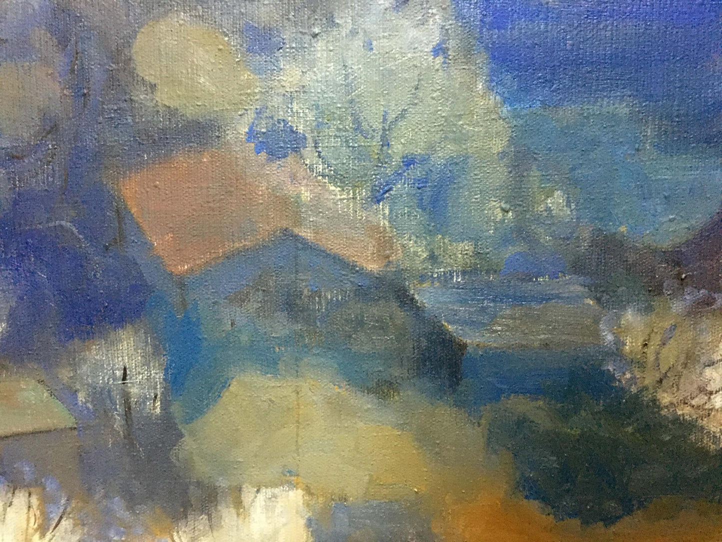 Oil painting View from the Bolgatur hill Rudakov M. Z.