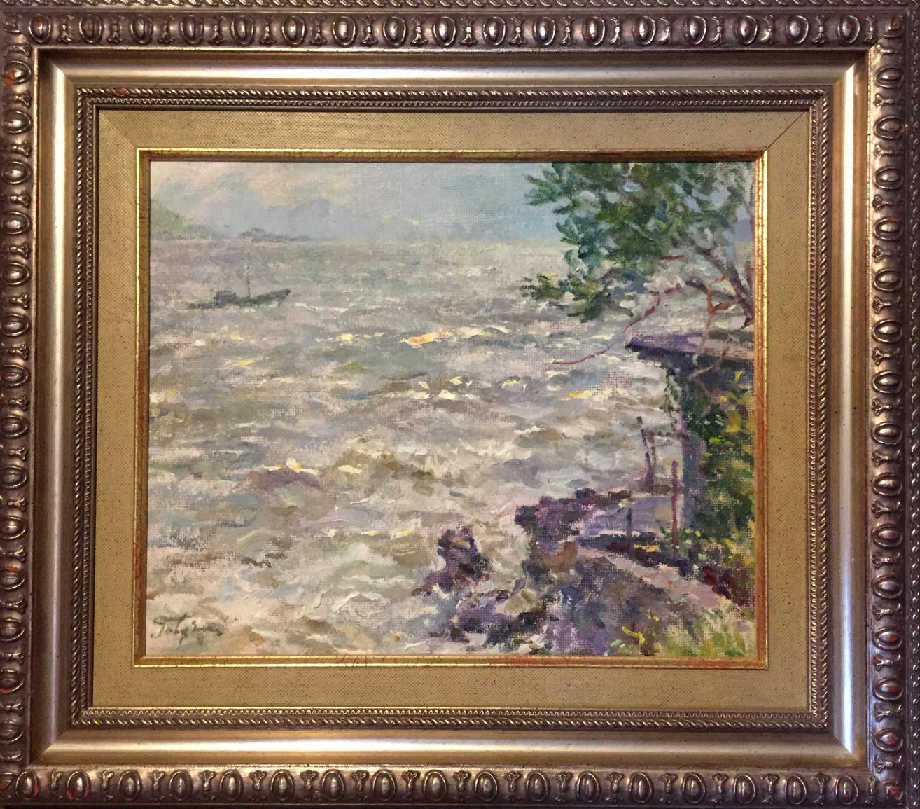 Oil painting Sea Gavdzinsky Albin Stanislavovich