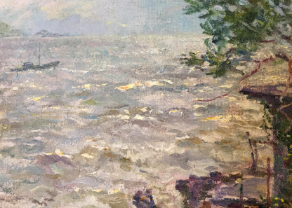 Oil painting Sea Gavdzinsky Albin Stanislavovich