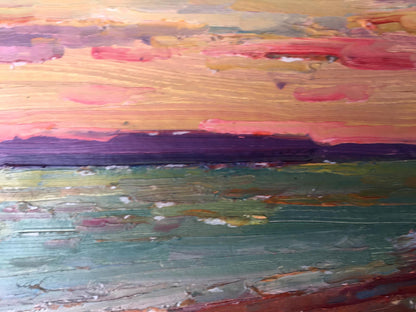 Oil painting Sunset Peter Dobrev