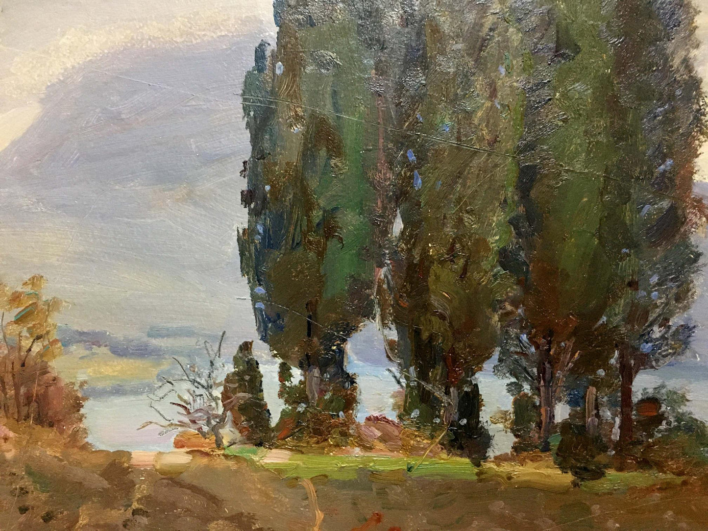 Oil painting Shore landscape I. V. Kisil