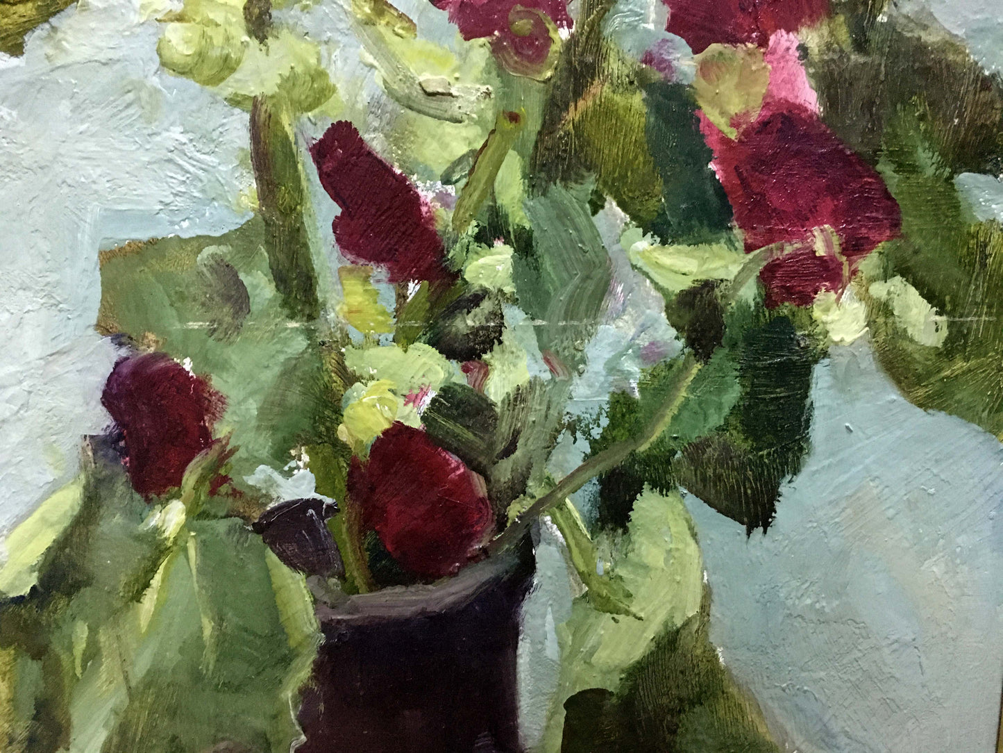 Oil painting Roses Vol'skiy Petr Dmitriyevich