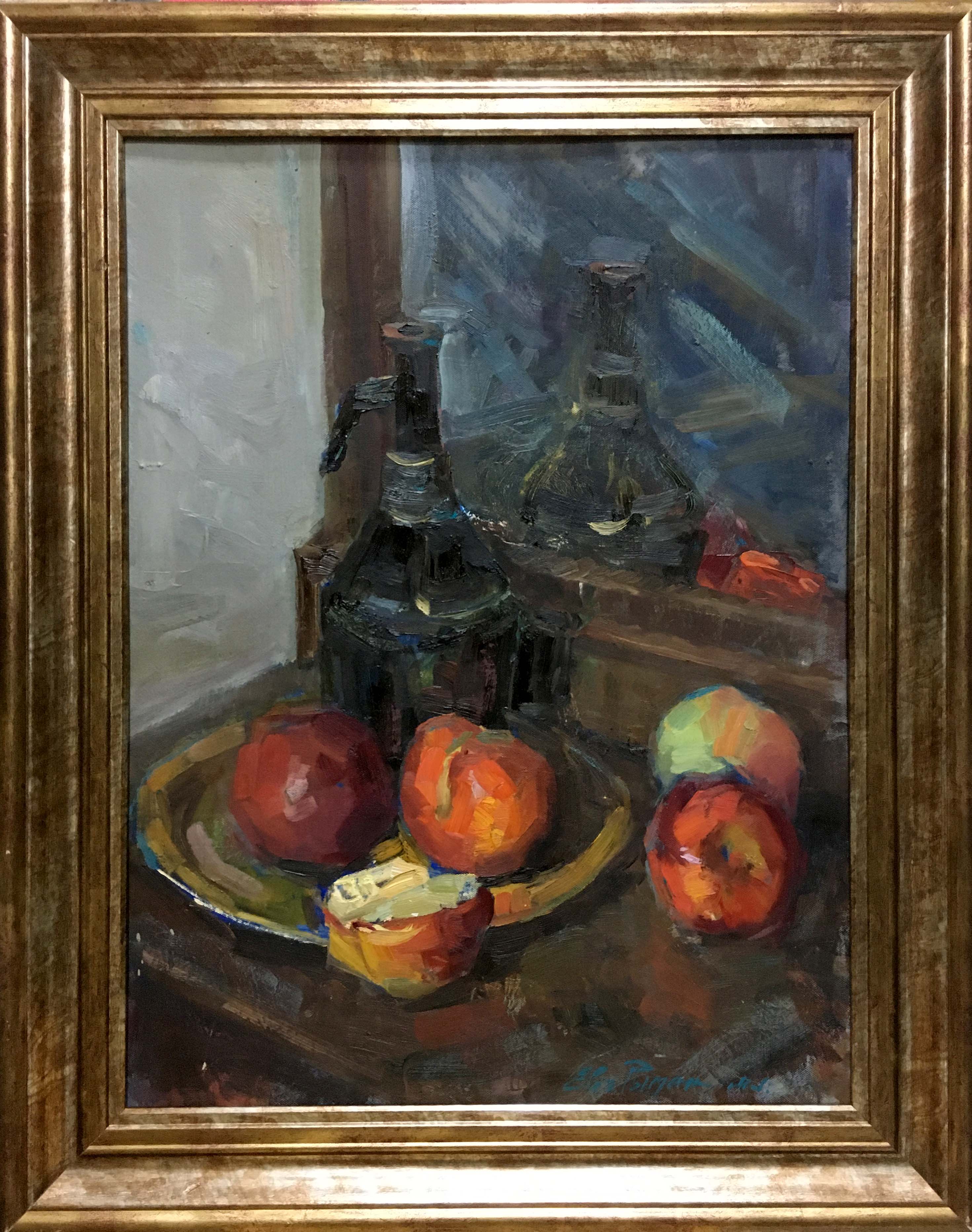 Oil painting For lunch Ryman Evgeny Nikolaevich