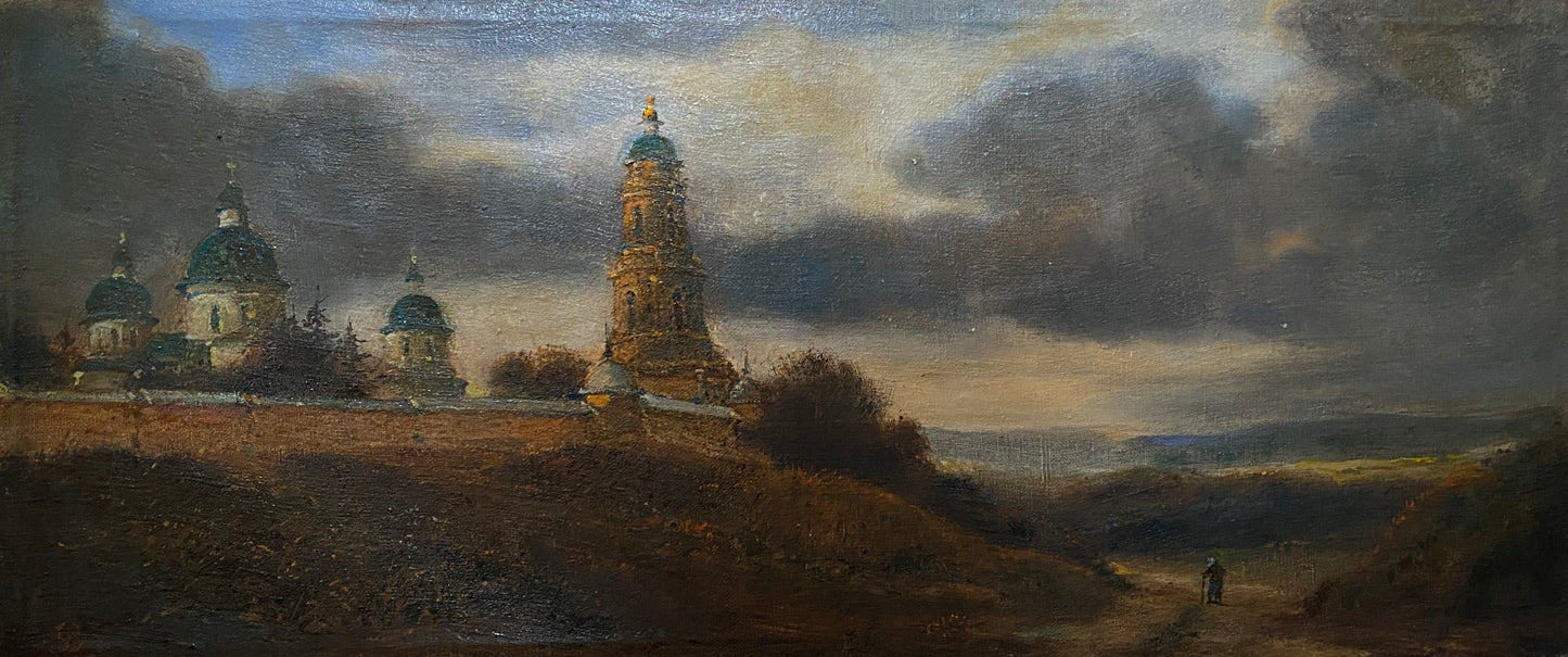 Oil, painting Before the rain Litvinov Oleg Arkad'yevich