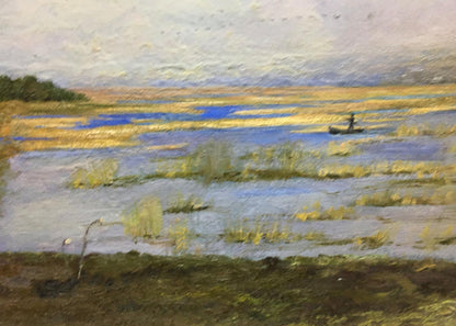 Oil painting Spring flood Tsyupka Ivan Kirillovich