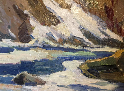 Oil painting Snow plain Kharchenko Vladimir Ivanovich