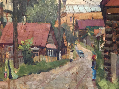 Oil painting Country life Alexander Horov