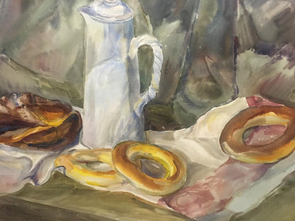 Irina Palazhchenko's watercolor of a sweet table