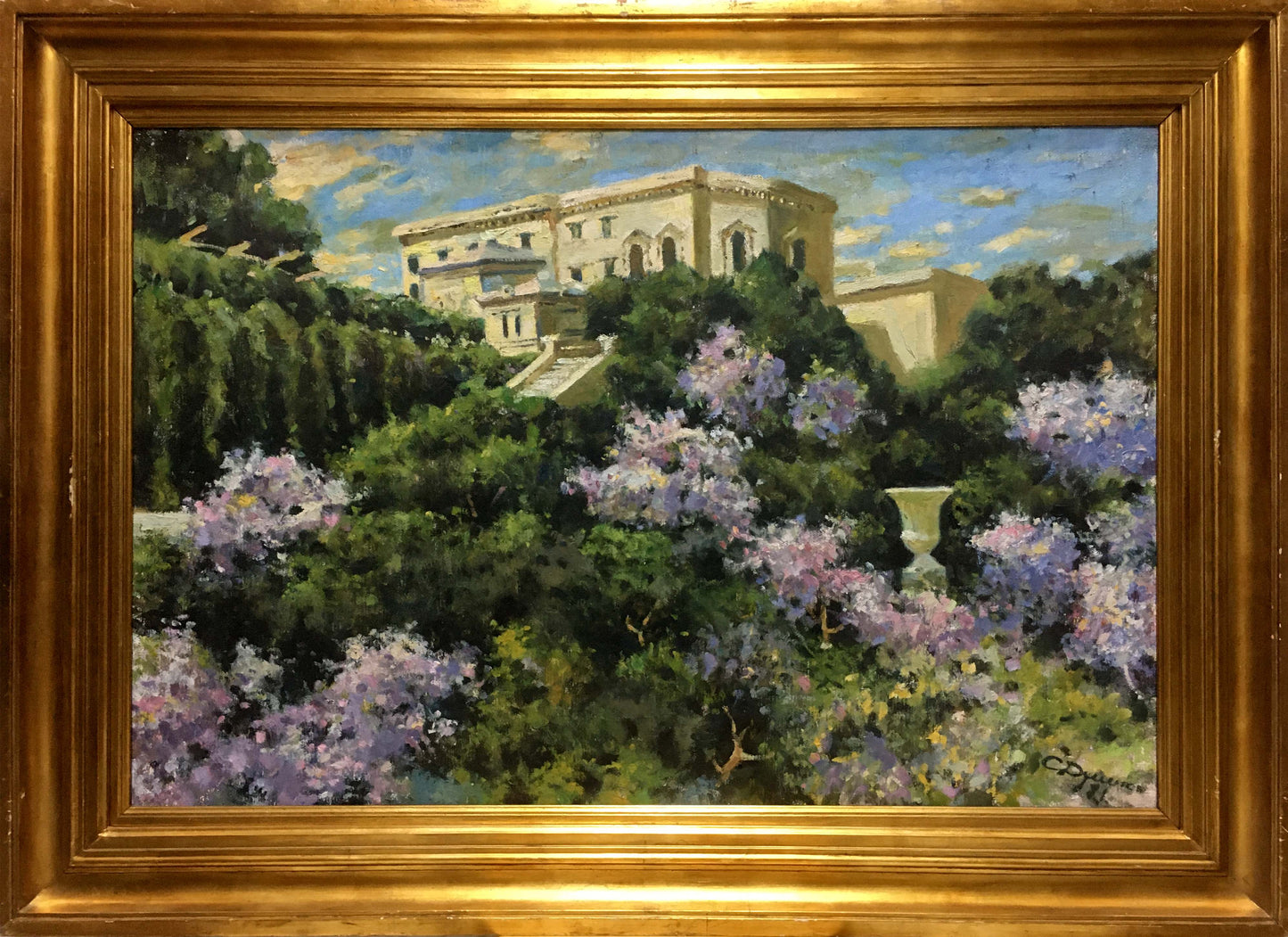 Oil painting Garden estate Dumenko Sergey Danilovich