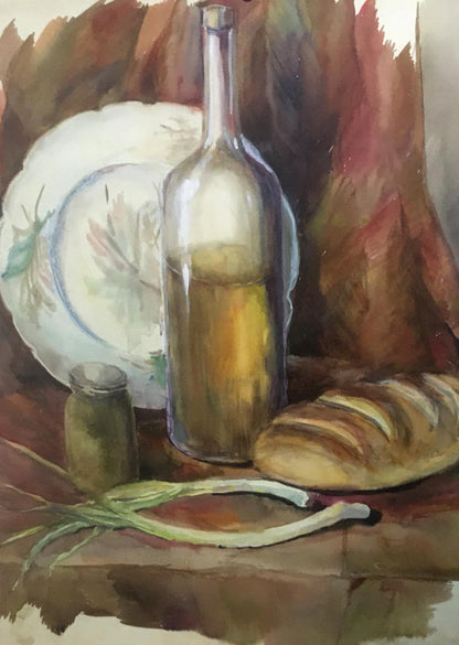 Watercolor painting Still life Palazhchenko Irina