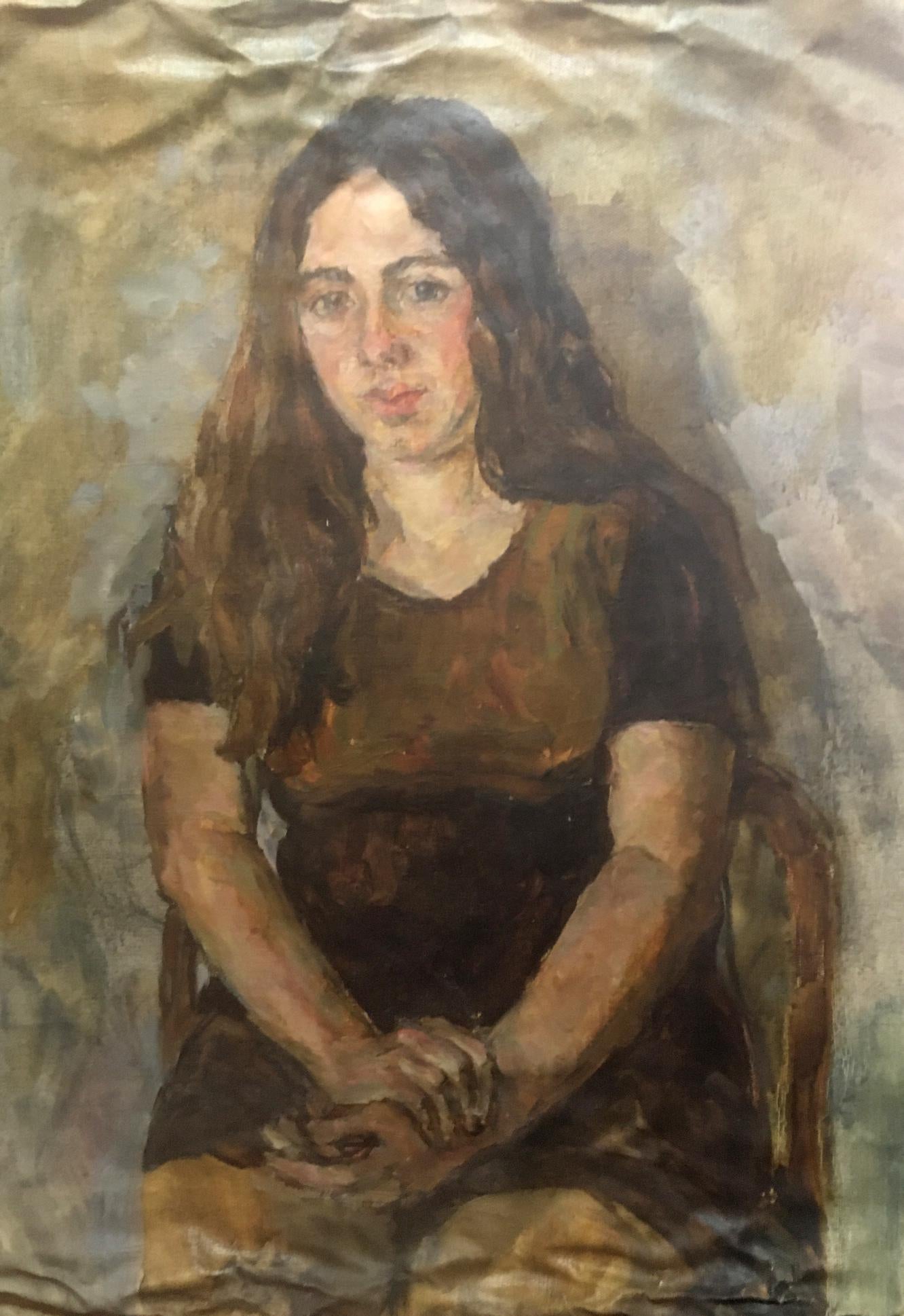 Oil painting Portrait of a girl Palazhchenko Irina