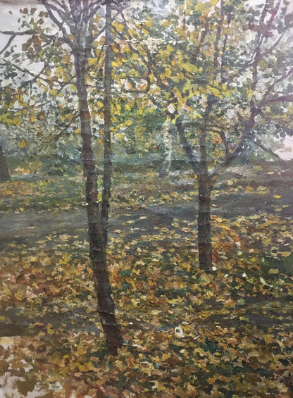 Oil painting Fall has come Palazhchenko Irina