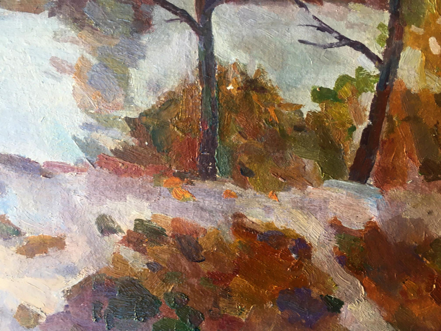 Through his oil artwork, Dobrev invites us to explore the peaceful ambiance of a forest brook