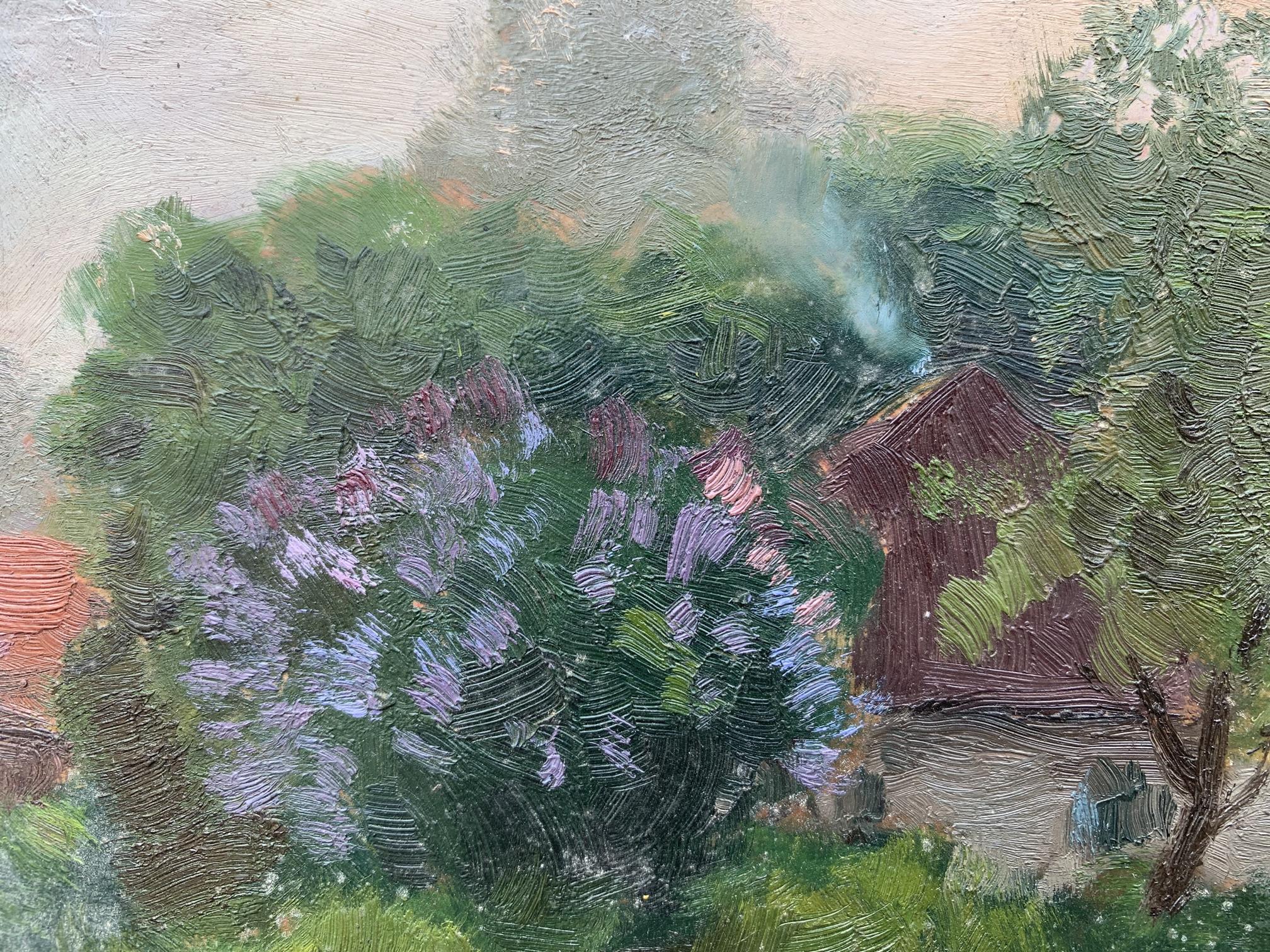 Oil painting Farmstead Ivan Kirillovych Tsyupka