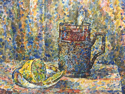 Watercolor painting Still life G. Vyazovsky