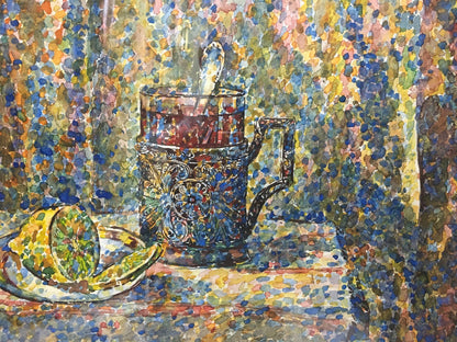 Watercolor painting Still life G. Vyazovsky