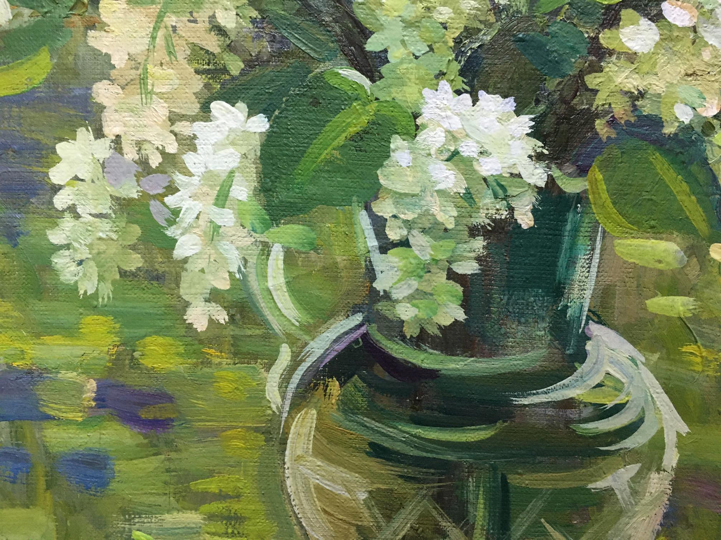 Oil painting Flowers Zorya (Zarya) Galina Denisovna