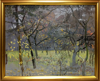 Oil painting Beautiful forest Zaretsky Victor Ivanovich