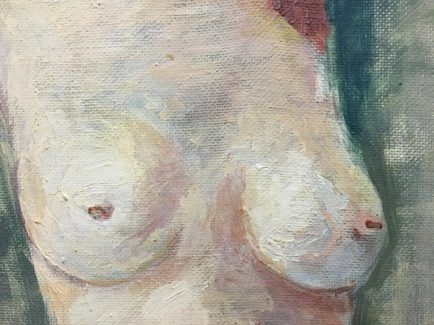 Oil painting Naked girl Valentin Dmitrievich Khrushch