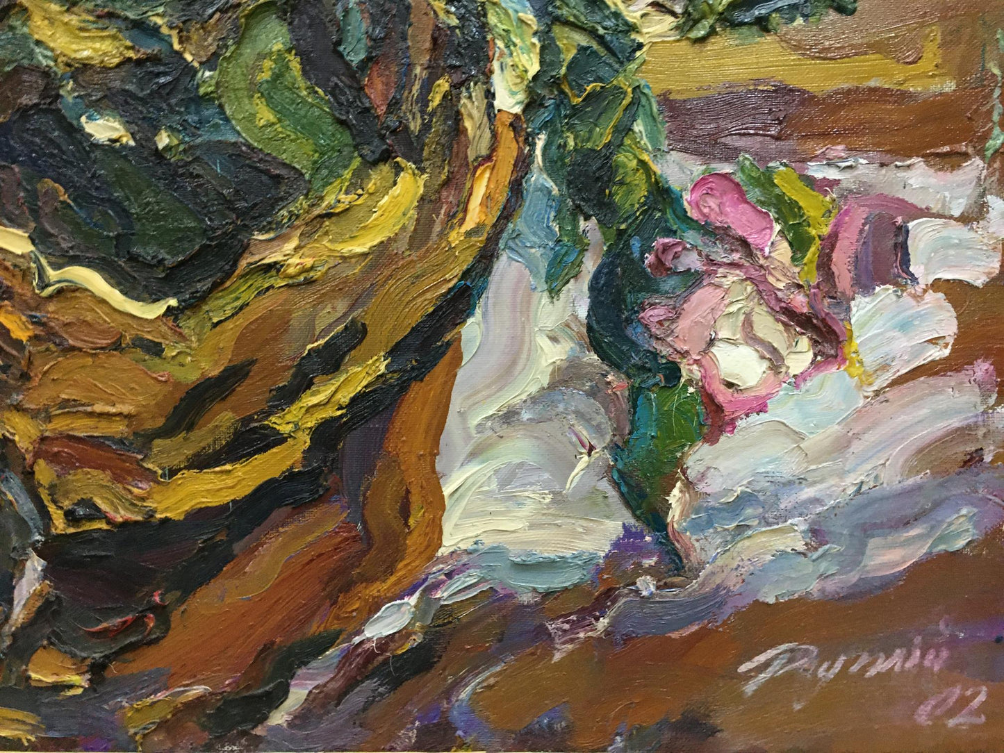 Oil painting Flowers Sergey Dupliy