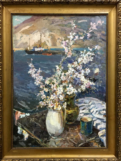 Oil painting Sea view Ryman Evgeny Nikolaevich