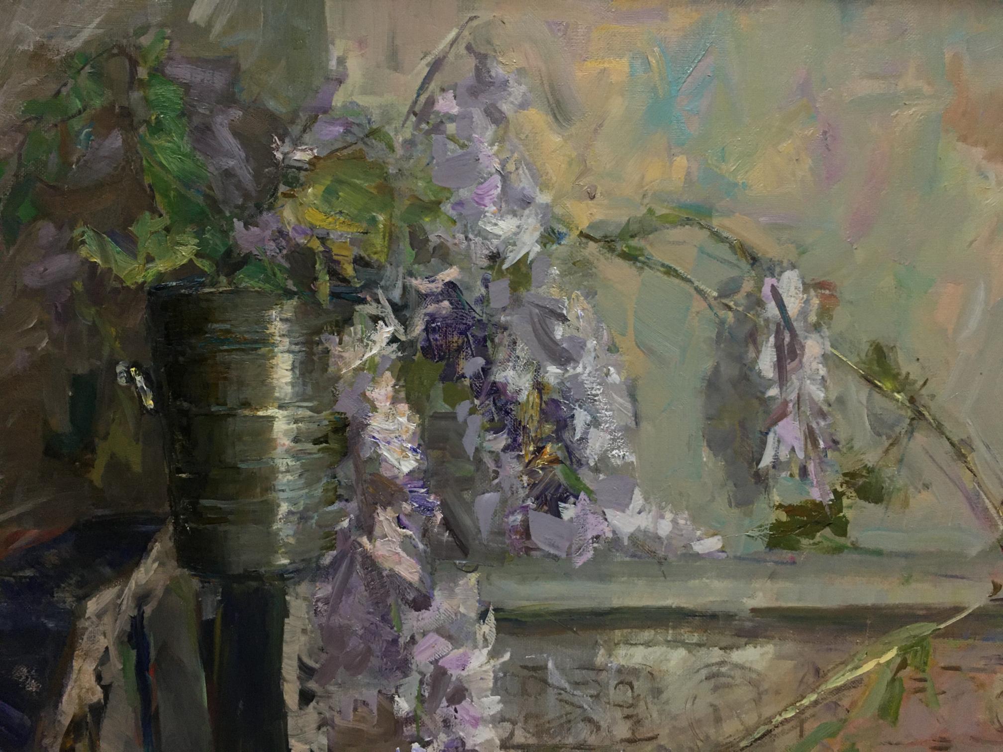 Oil painting Lilac Ryman Evgeny Nikolaevich