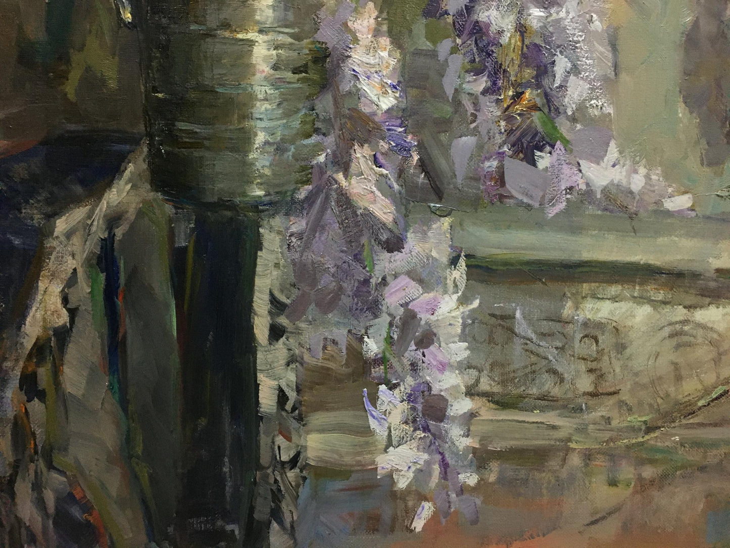 Oil painting Lilac Ryman Evgeny Nikolaevich