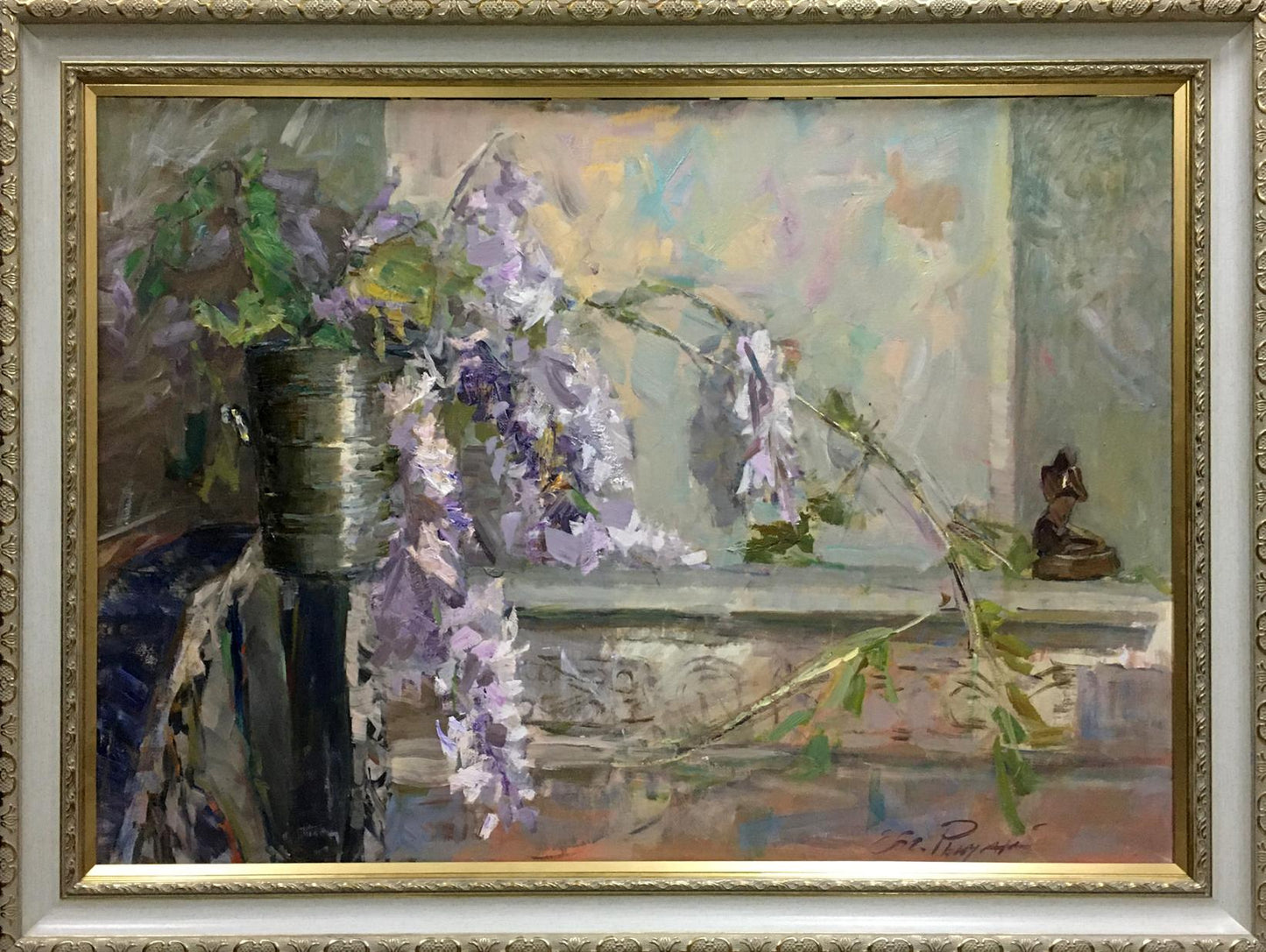 Oil painting Lilac Ryman Evgeny Nikolaevich