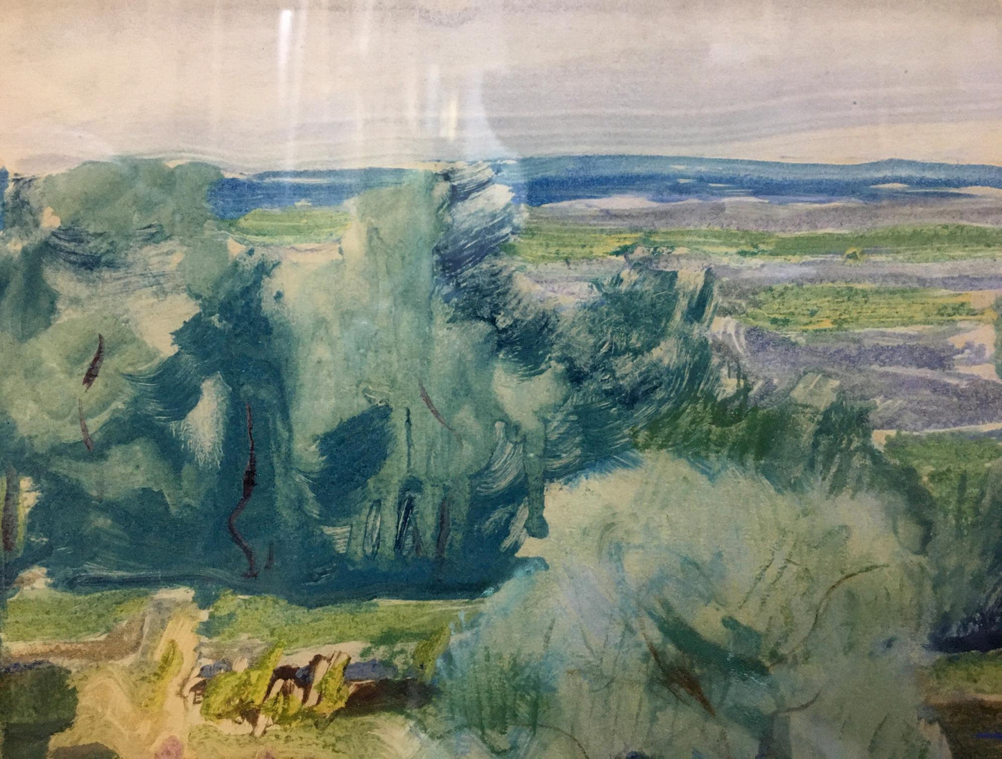 Watercolor painting Landscape Glushchenko Nikolay Petrovich